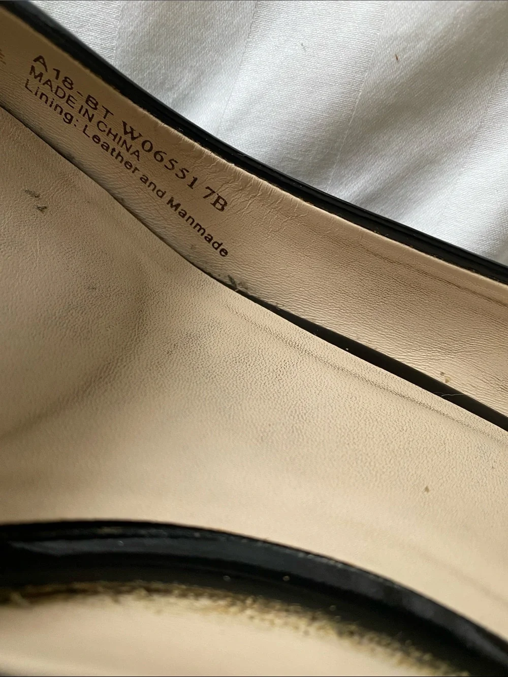 Cole Haan Black Patent Peep-Toe Wedge Heels